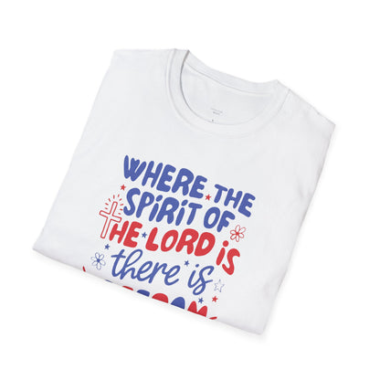 WHERE THE SPIRIT OF THE LORD IS - PREMIUM T-SHIRT