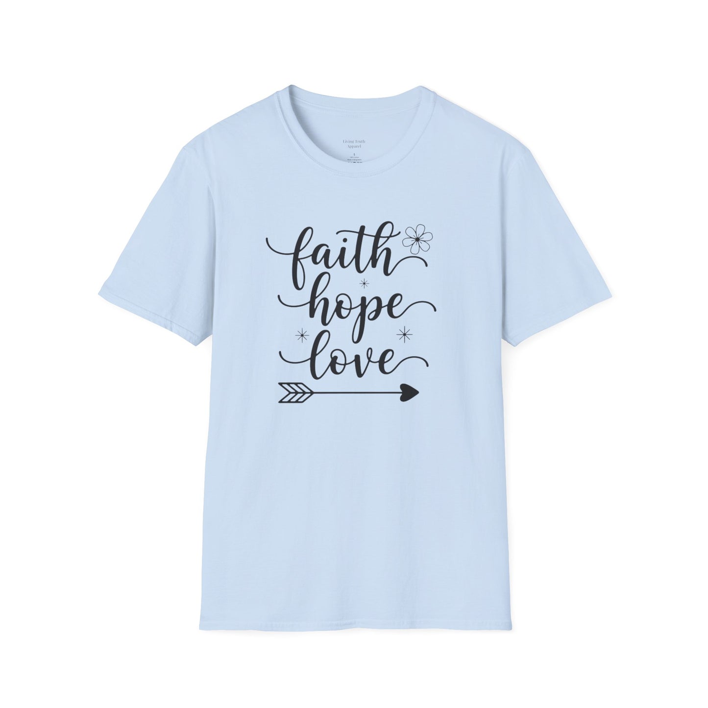 FAITH HOPE LOVE - PREMIUM T-SHIRT