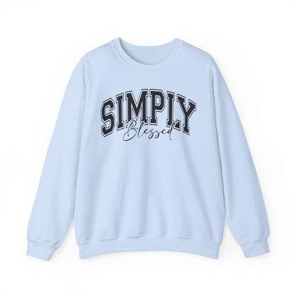 SIMPLY BLESSED - MEDIUM-HEAVY WEIGHT SWEATSHIRT