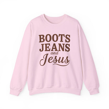BOOTS JEANS JESUS - MEDIUM-HEAVY WEIGHT SWEATSHIRT