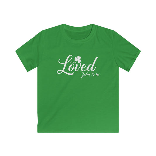 LOVED JOHN 3:16 - YOUTH PREMIUM T-SHIRT