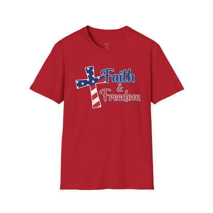 FAITH AND FREEDOM - PREMIUM T-SHIRT
