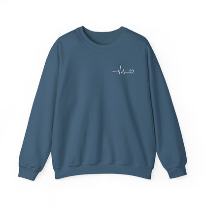 GOD FOUND NURSES - MEDIUM-HEAVY WEIGHT SWEATSHIRT