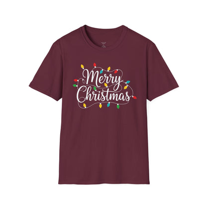 MERRY CHRISTMAS LIGHTS - PREMIUM T-SHIRT