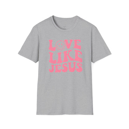 LOVE LIKE JESUS SMILEY - PREMIUM T-SHIRT