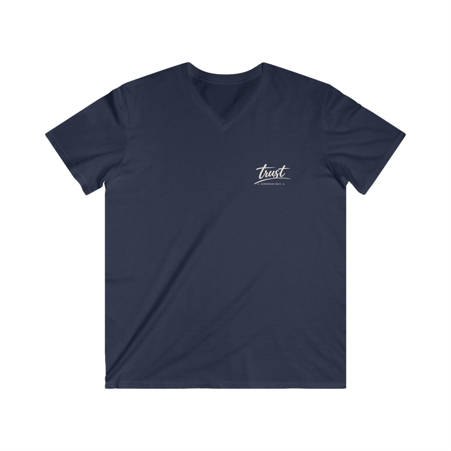 GOD HAS A PLAN - V-NECK PREMIUM T-SHIRT