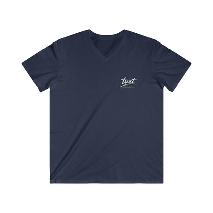 GOD HAS A PLAN - V-NECK PREMIUM T-SHIRT