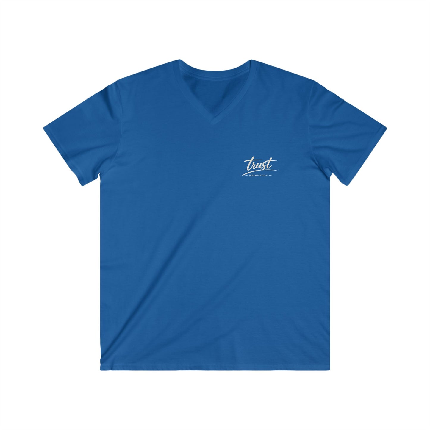GOD HAS A PLAN - V-NECK PREMIUM T-SHIRT