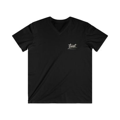 GOD HAS A PLAN - V-NECK PREMIUM T-SHIRT