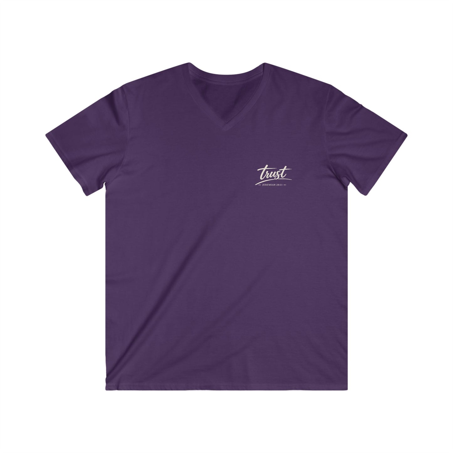 GOD HAS A PLAN - V-NECK PREMIUM T-SHIRT
