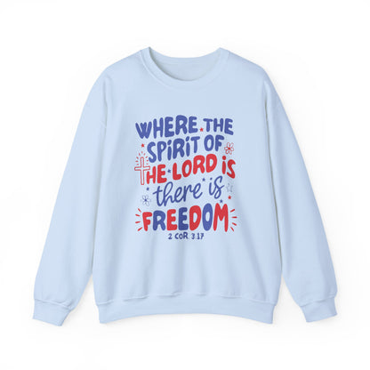 WHERE THE SPIRIT OF THE LORD IS  - MEDIUM-HEAVY WEIGHT SWEATSHIRT