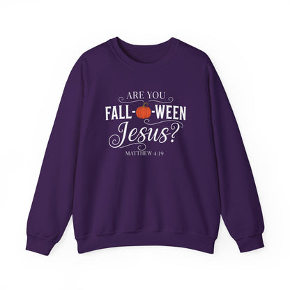 ARE YOU FALLOWEEN JESUS - MEDIUM-HEAVY WEIGHT SWEATSHIRT