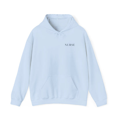 GOD MADE ME A NURSE - MEDIUM-HEAVY WEIGHT HOODIE