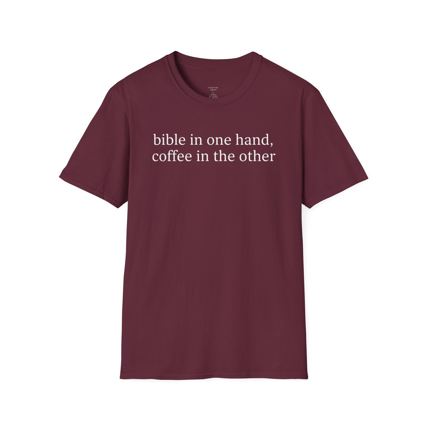 BIBLE IN ONE HAND - PREMIUM T-SHIRT