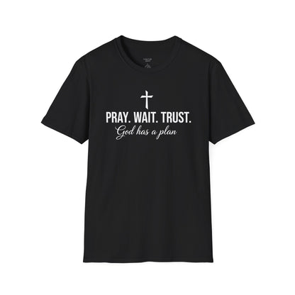 PRAY WAIT TRUST - PREMIUM T-SHIRT