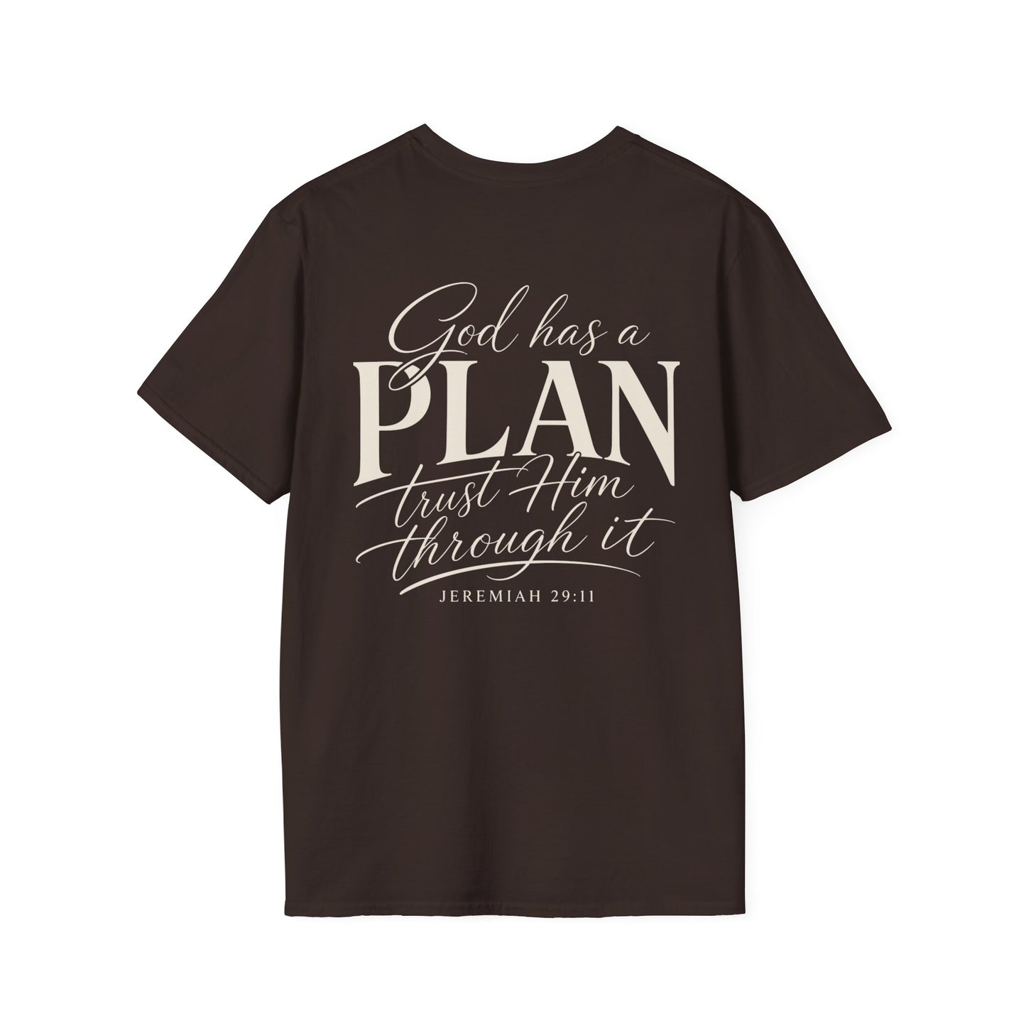 GOD HAS A PLAN - PREMIUM T-SHIRT
