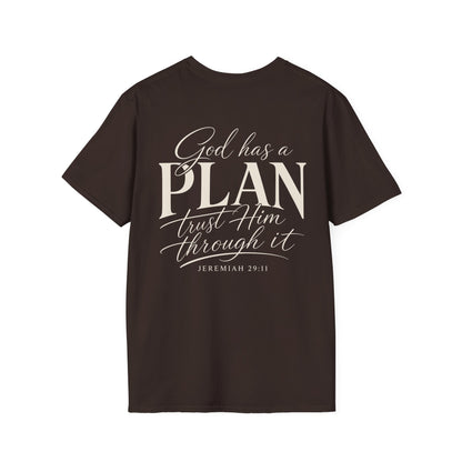 GOD HAS A PLAN - PREMIUM T-SHIRT