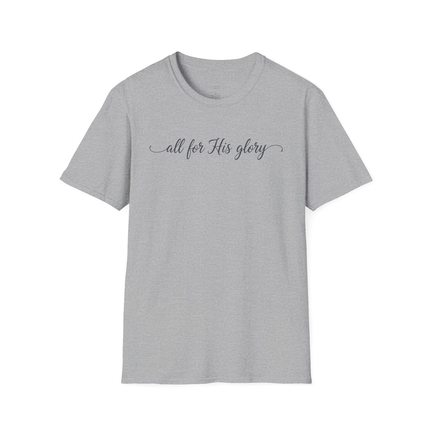 ALL FOR HIS GLORY - PREMIUM T-SHIRT