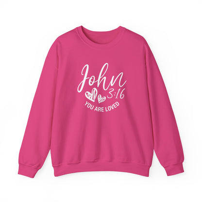 YOU ARE LOVED  - MEDIUM-HEAVY WEIGHT SWEATSHIRT