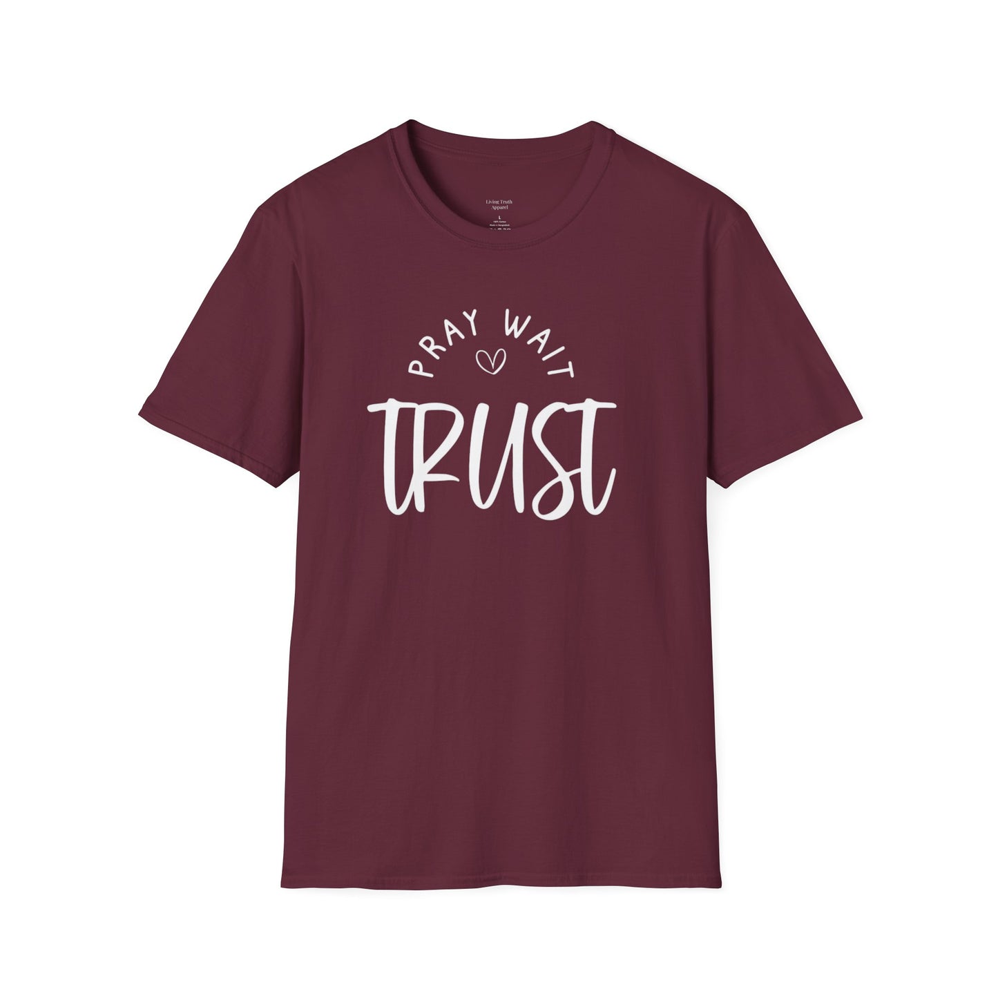 PRAY WAIT TRUST - PREMIUM T-SHIRT