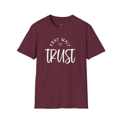 PRAY WAIT TRUST - PREMIUM T-SHIRT