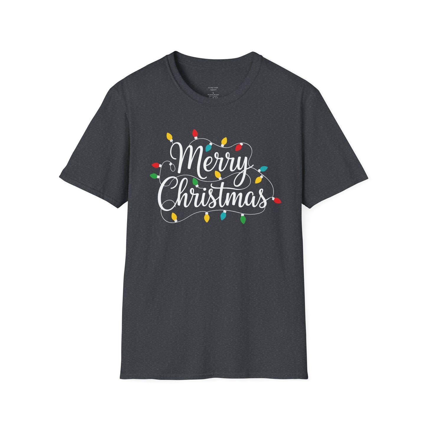 MERRY CHRISTMAS LIGHTS - PREMIUM T-SHIRT