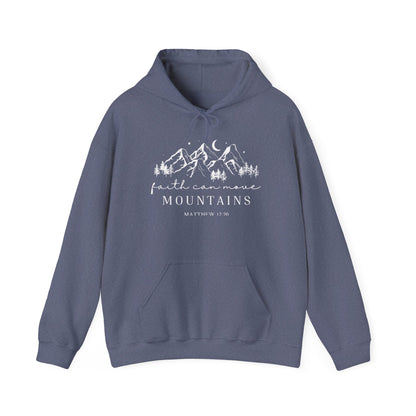 FAITH CAN MOVE MOUNTAINS - MEDIUM-HEAVY WEIGHT HOODIE