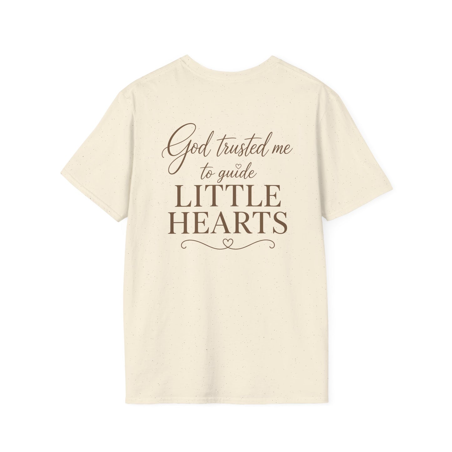 GOD TRUSTED ME TO GUIDE  LITTLE HEARTS - PREMIUM T-SHIRT