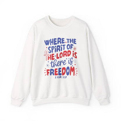 WHERE THE SPIRIT OF THE LORD IS  - MEDIUM-HEAVY WEIGHT SWEATSHIRT
