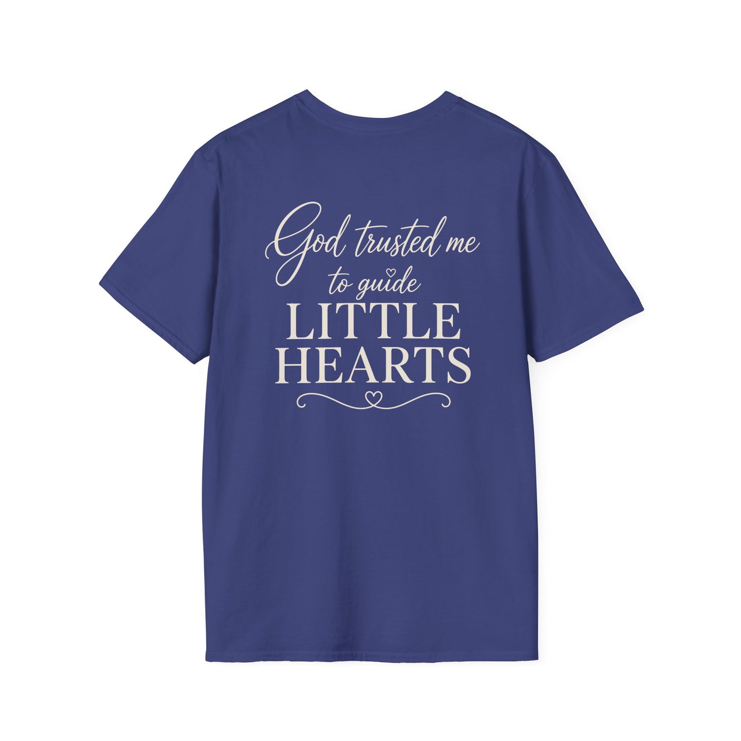 GOD TRUSTED ME TO GUIDE  LITTLE HEARTS - PREMIUM T-SHIRT