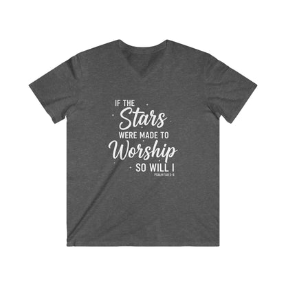 IF THE STARS WERE MADE TO WORSHIP - V-NECK PREMIUM T-SHIRT