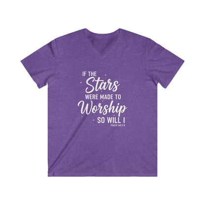 IF THE STARS WERE MADE TO WORSHIP - V-NECK PREMIUM T-SHIRT