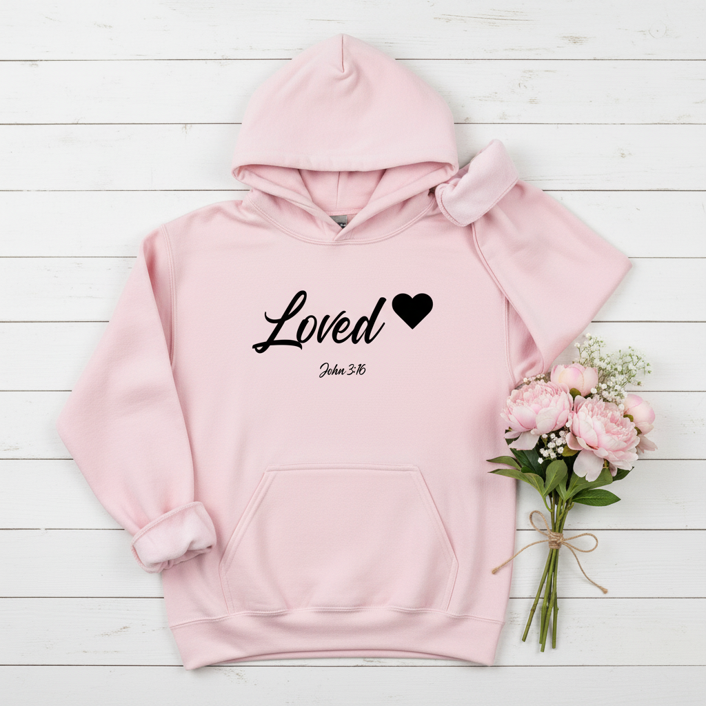 LOVED - MEDIUM - HEAVY WEIGHT HOODIE