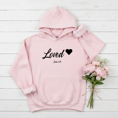 LOVED - MEDIUM - HEAVY WEIGHT HOODIE