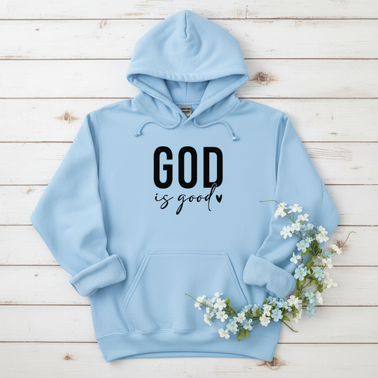 GOD IS GOOD - MEDIUM - HEAVY WEIGHT HOODIE