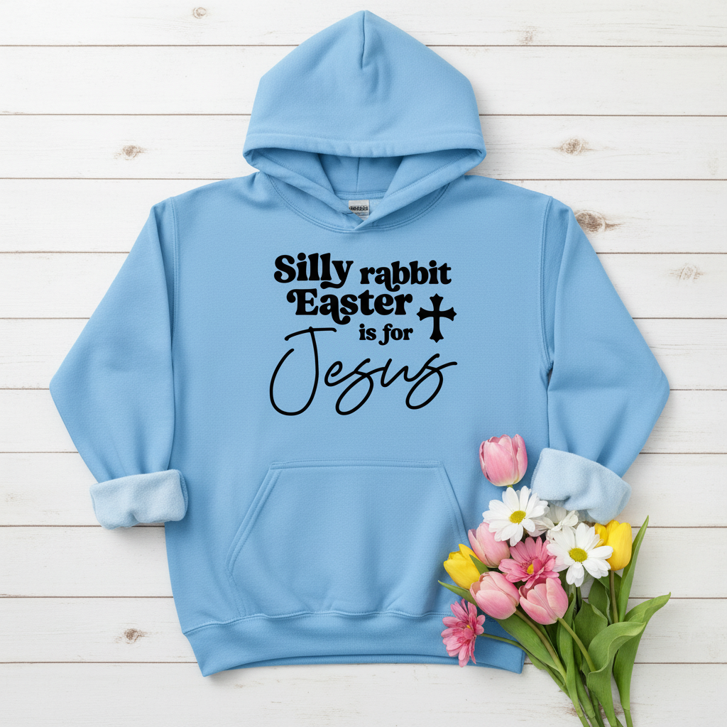 EASTER IS FOR JESUS - MEDIUM-HEAVY WEIGHT HOODIE