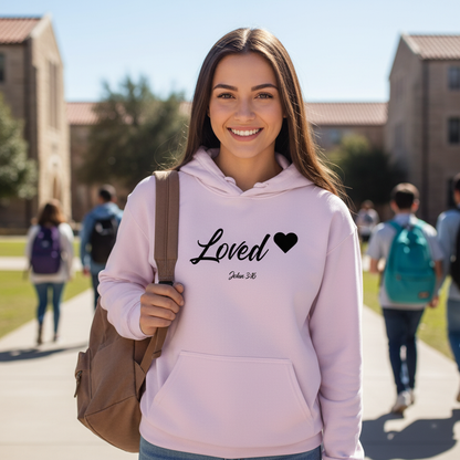 LOVED - MEDIUM - HEAVY WEIGHT HOODIE