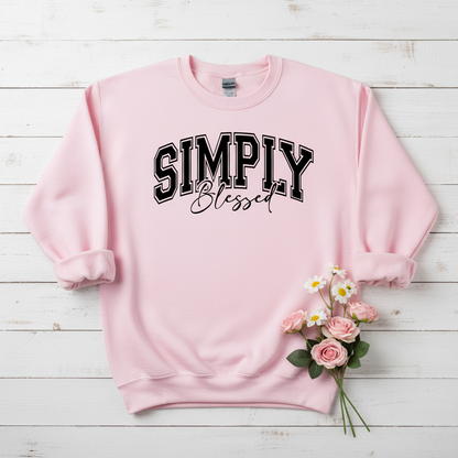 SIMPLY BLESSED - MEDIUM-HEAVY WEIGHT SWEATSHIRT