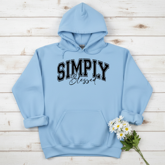 SIMPLY BLESSED - MEDIUM-HEAVY WEIGHT HOODIE