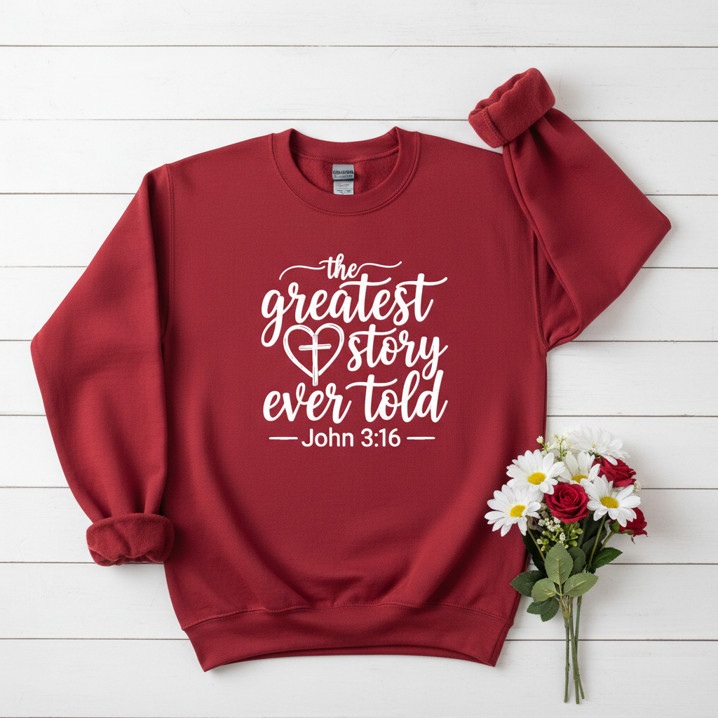 THE GREATEST STORY EVER TOLD - MEDIUM-HEAVY WEIGHT SWEATSHIRT
