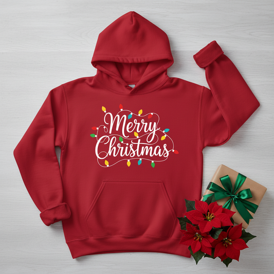 MERRY CHRISTMAS - MEDIUM-HEAVY WEIGHT HOODIE