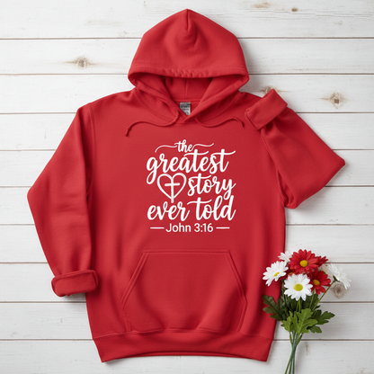 THE GREATEST STORY EVERY TOLD - MEDIUM-HEAVY WEIGHT HOODIE