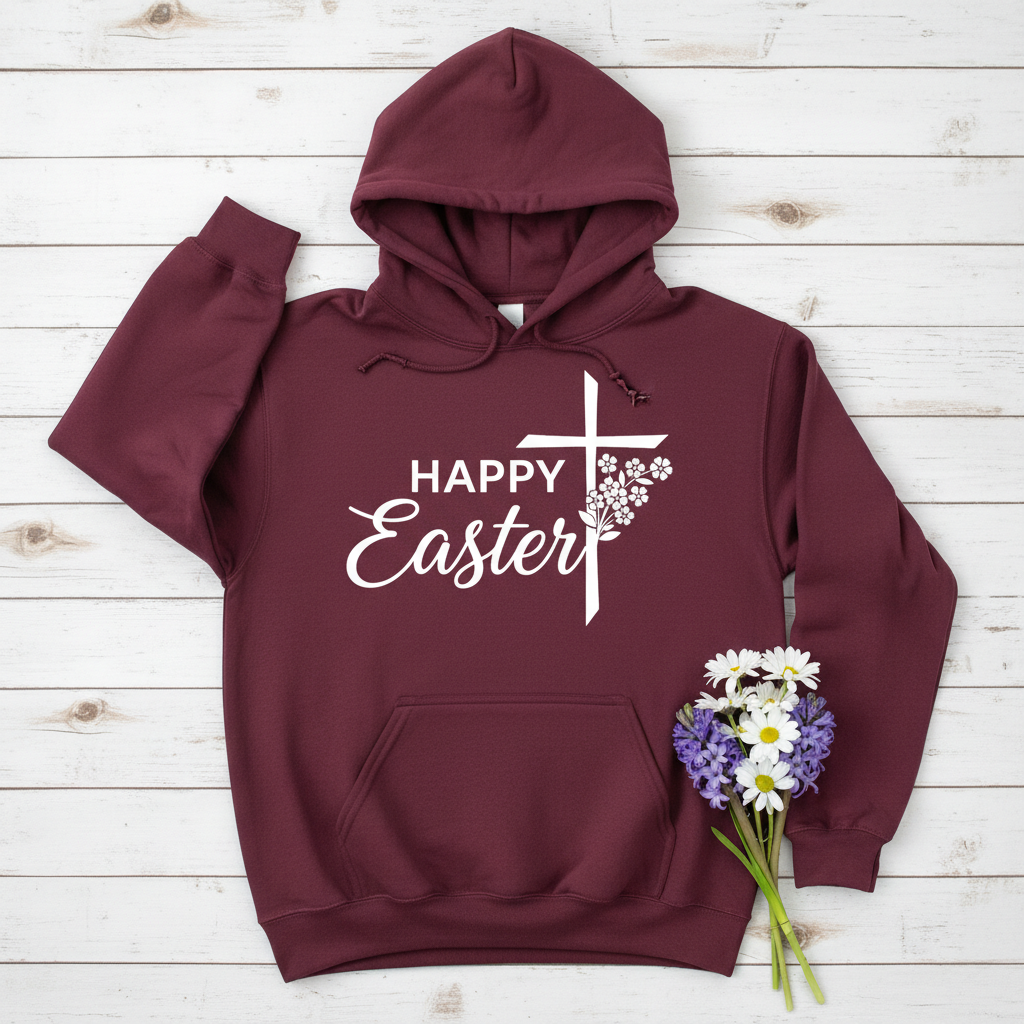 HAPPY EASTER - MEDIUM-HEAVY WEIGHT HOODIE