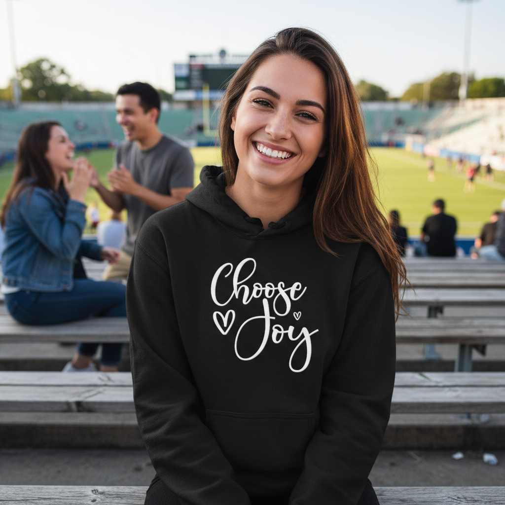 CHOOSE JOY - MEDIUM-HEAVY WEIGHT HOODIE