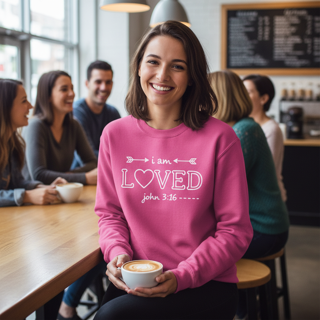 I AM LOVED  - MEDIUM-HEAVY WEIGHT SWEATSHIRT