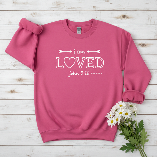 I AM LOVED  - MEDIUM-HEAVY WEIGHT SWEATSHIRT