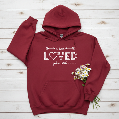 I AM LOVED - MEDIUM-HEAVY WEIGHT HOODIE