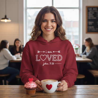 I AM LOVED - MEDIUM-HEAVY WEIGHT HOODIE