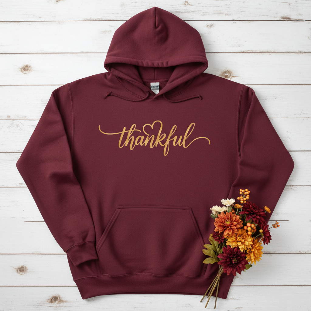 THANKFUL - MEDIUM-HEAVY WEIGHT HOODIE