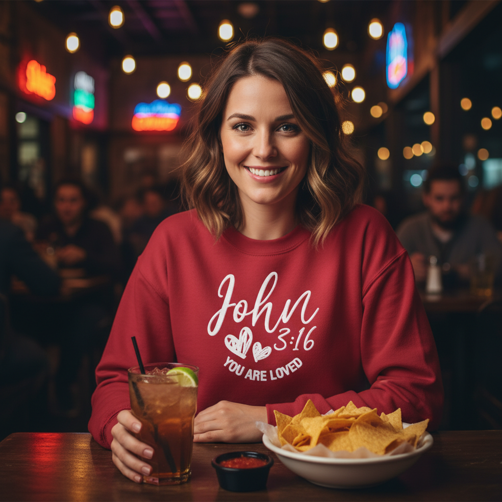 YOU ARE LOVED  - MEDIUM-HEAVY WEIGHT SWEATSHIRT